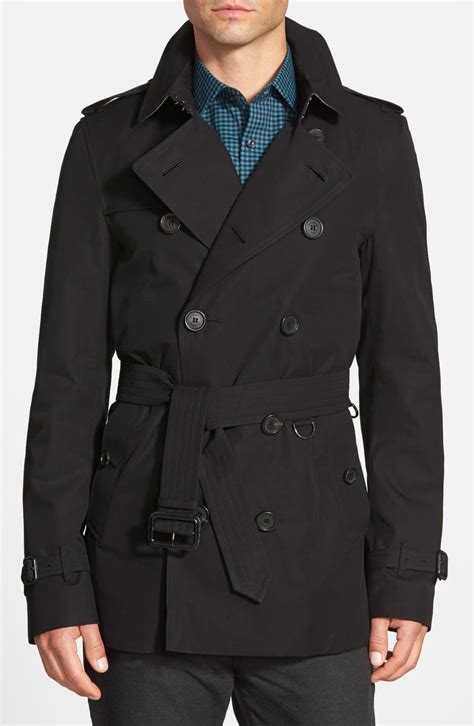 burberry textured short coat|burberry double breasted trench coat.